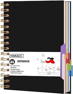 Cuadernos con separadores