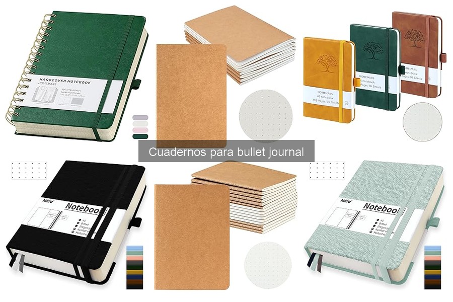 Accesorios imprescindibles para cuadernos de bullet journal