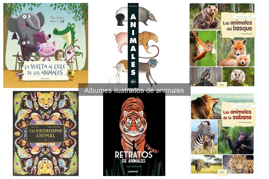 Álbumes ilustrados de animales ideales para la educación en casa
