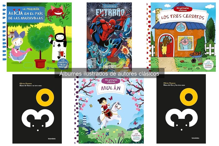 Alternativas a álbumes ilustrados de autores clásicos
