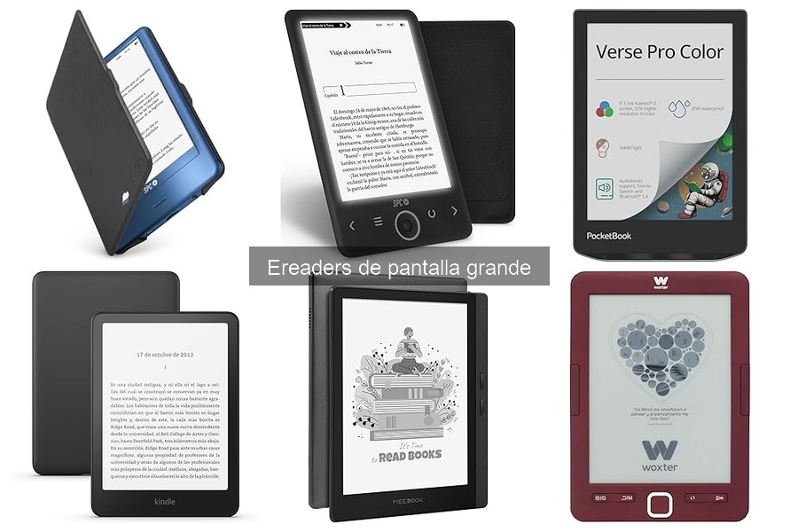 Alternativas a ereaders de pantalla grande para lectores