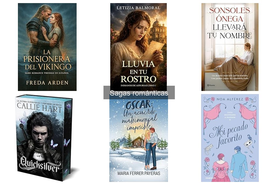 Alternativas a las sagas románticas más populares