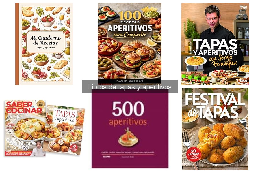 Alternativas a Libros de Tapas y Aperitivos: Las Mejores Opciones