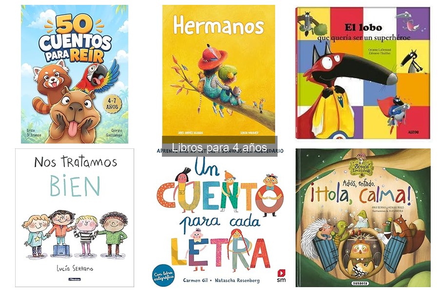 Alternativas a los libros tradicionales para niños de 4 años