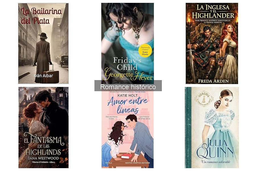 Alternativas a los Mejores Libros de Romance Histórico