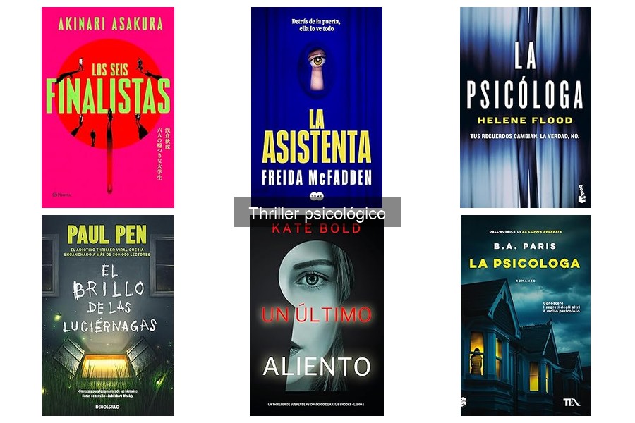 Alternativas a los thrillers psicológicos que te encantarán