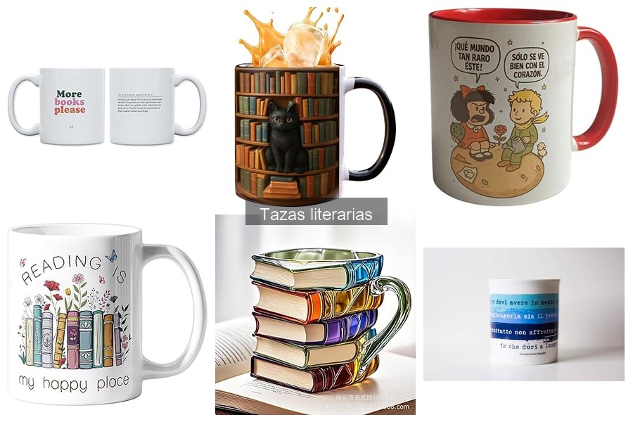 Alternativas a tazas literarias para amantes de la lectura