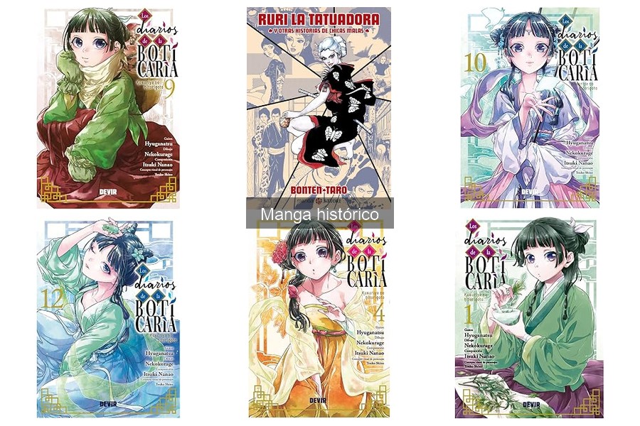 Alternativas al manga histórico: novelas gráficas y cómics