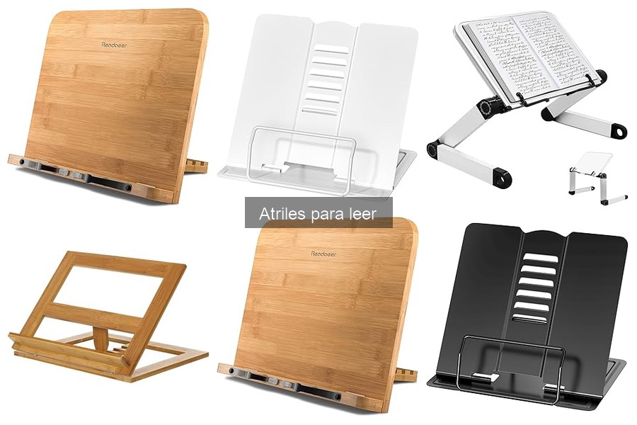 Atriles para leer recomendados para personas mayores