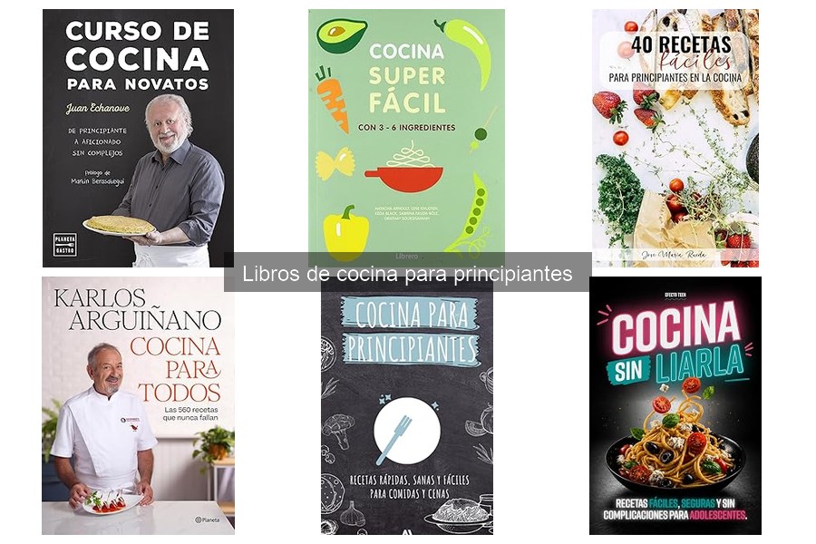 Características Clave en Libros de Cocina para Principiantes