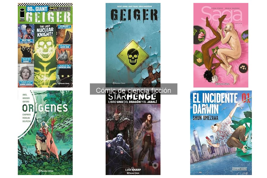 Características de personajes en cómics de ciencia ficción