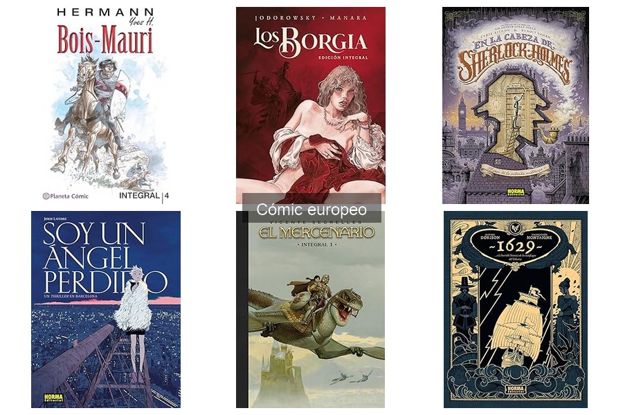 Cómics europeos adaptados a películas y series