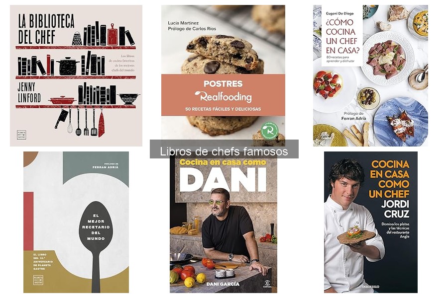 Cómo usar libros de chefs famosos en clases de cocina