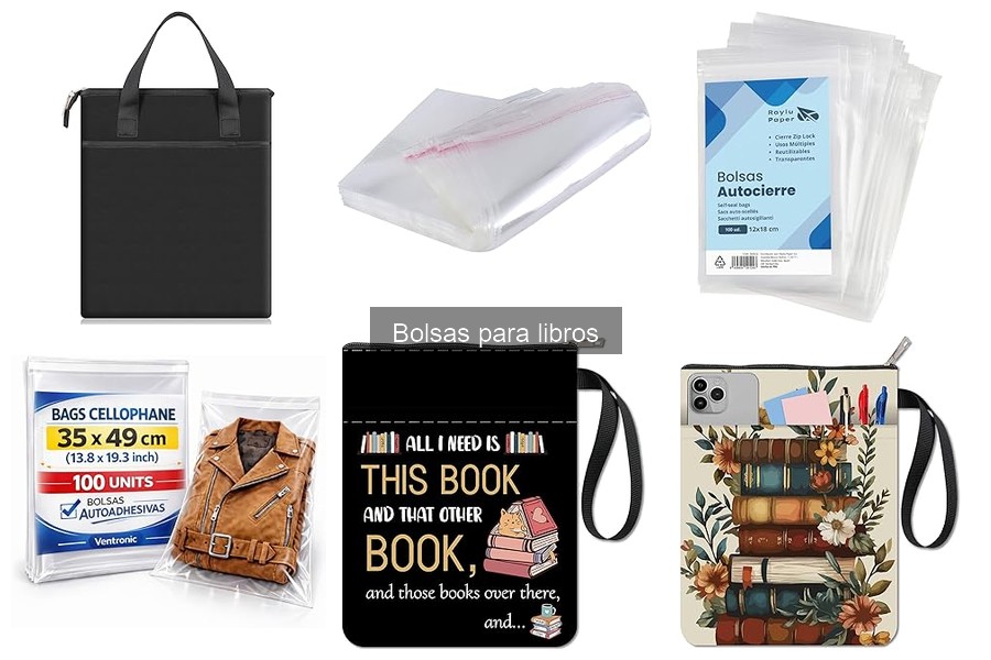 Cómo usar y mantener adecuadamente las bolsas para libros