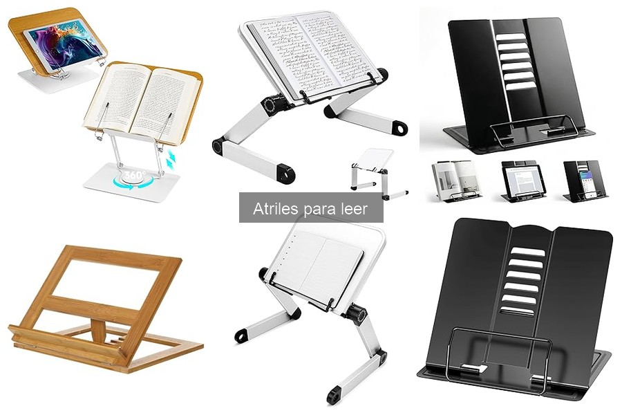 Comparativa de atriles para leer: mejores opciones y precios