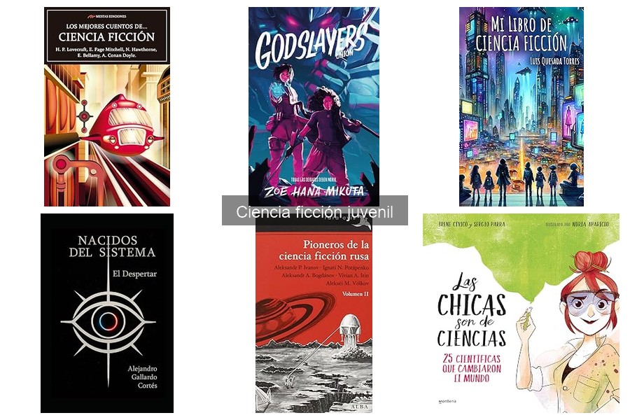 Comparativa de Autores de Ciencia Ficción Juvenil