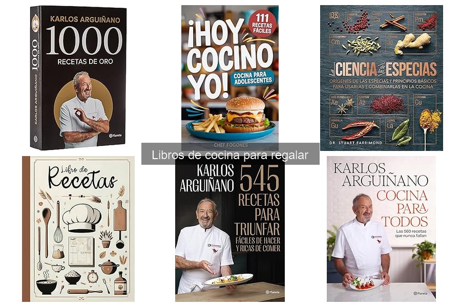 Comparativa de libros de cocina: mejores opciones para regalar