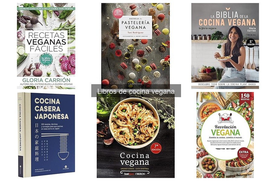 Comparativa de libros de cocina vegana para dietas específicas