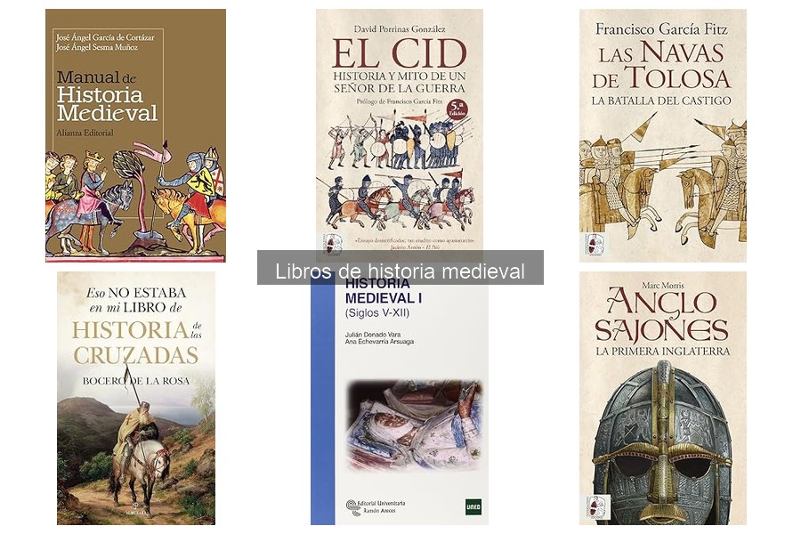 Comparativa de Libros de Historia Medieval por Autor