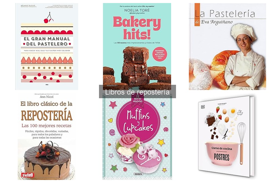 Comparativa de libros de repostería: tradicionales vs. modernos