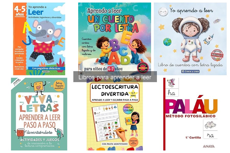 Comparativa de Libros para Aprender a Leer: Niños vs Adultos