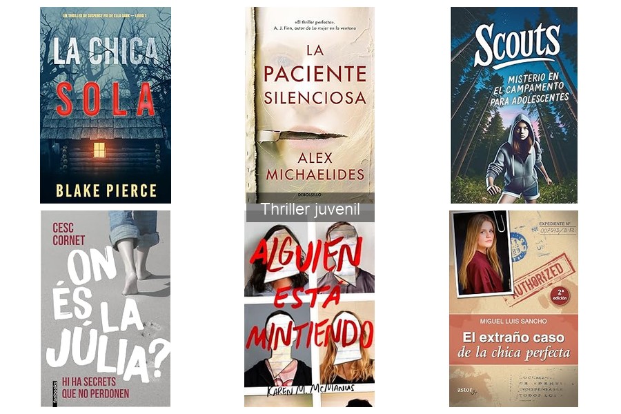 Comparativa de los mejores thrillers juveniles