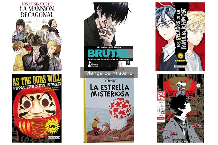 Comparativa de mangas de misterio icónicos y sus tramas
