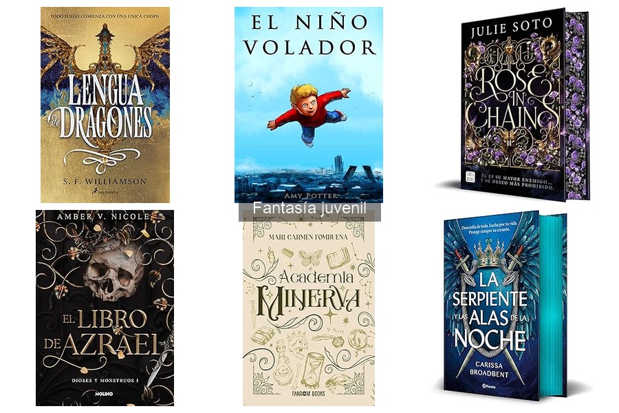 Comparativa de series de libros de fantasía juvenil