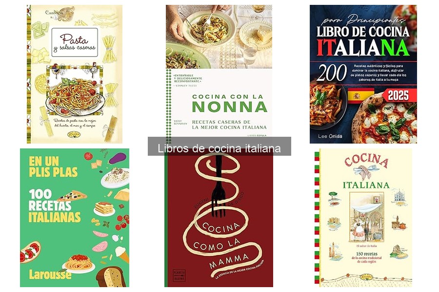 Comparativa: Libros de cocina italiana vs mediterránea
