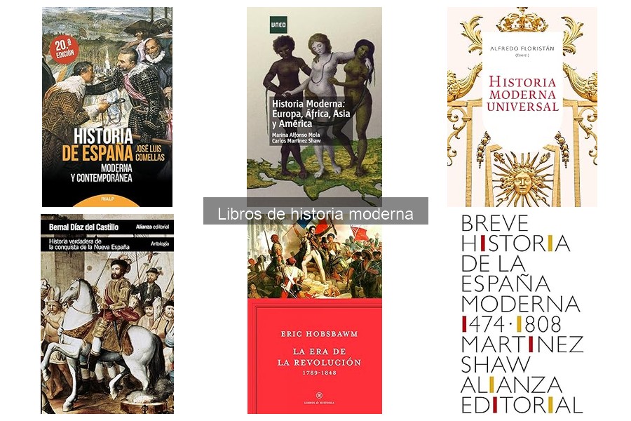 Comparativa: Libros de Historia Moderna vs Contemporánea