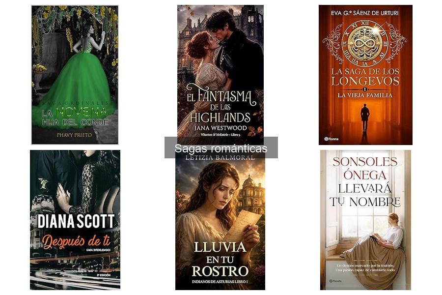 Consejos para disfrutar sagas románticas en eBook