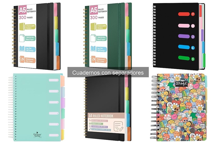 Cuadernos con Separadores Ideales para Profesionales