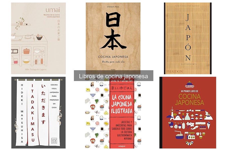 Diferencias entre libros de cocina japonesa y asiática