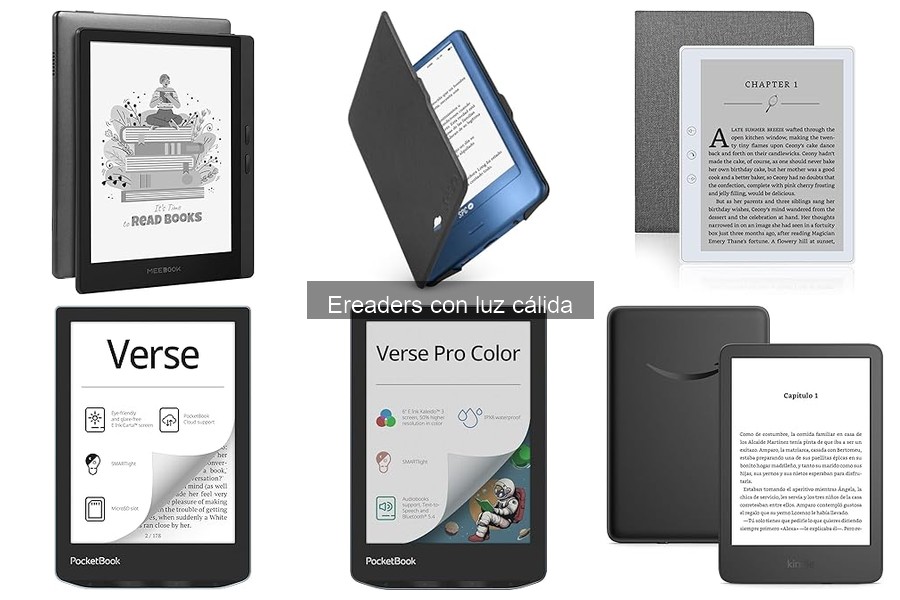 Dónde comprar ereaders con luz cálida al mejor precio