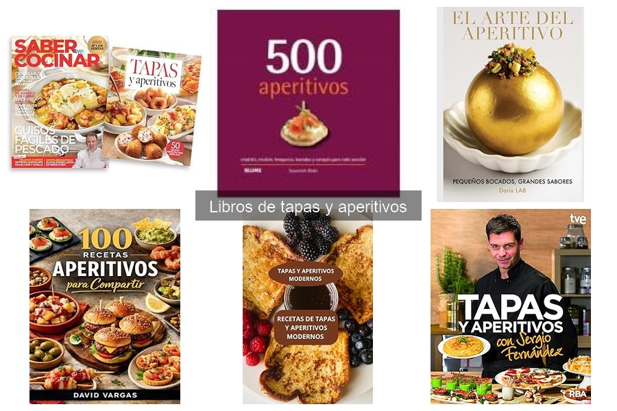 Dónde comprar libros de tapas y aperitivos: ¡Descubre las mejores opciones!