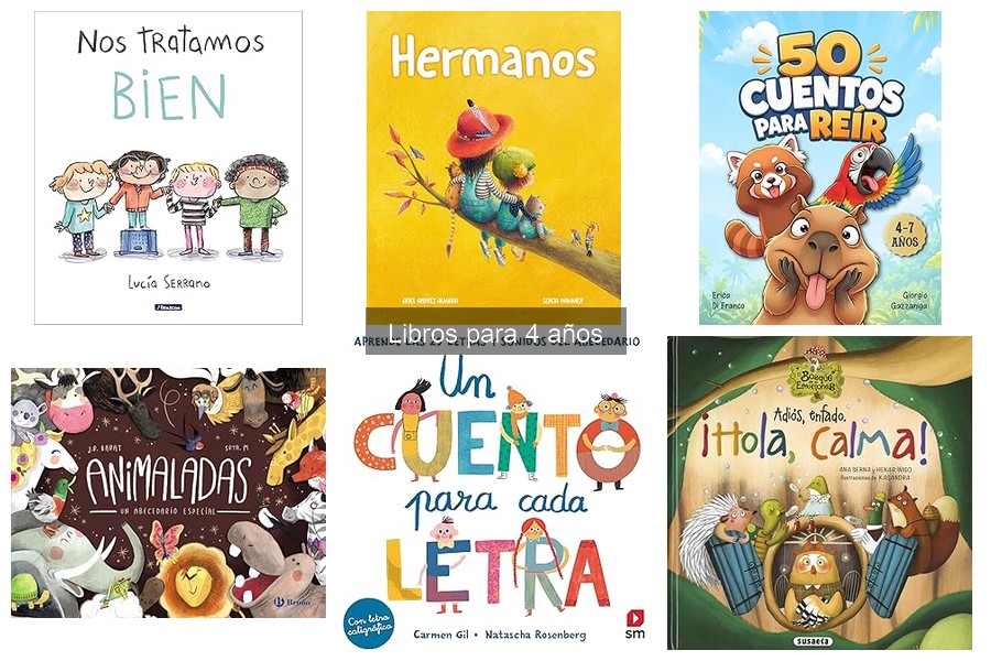 Dónde comprar libros para niños de 4 años a buen precio