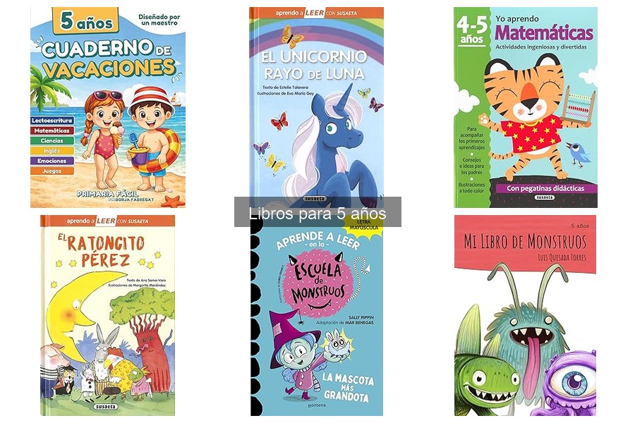 Dónde comprar libros para niños de 5 años: mejores opciones