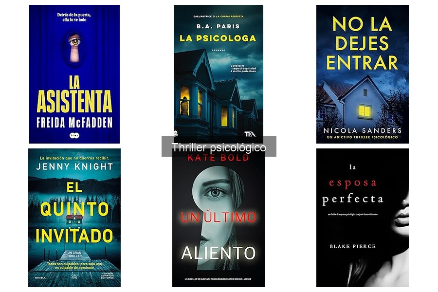 Dónde comprar thrillers psicológicos: comparativa y recomendaciones