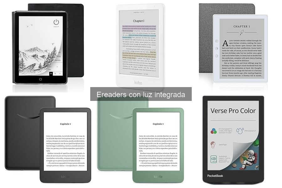 Duración de la batería de ereaders con luz integrada
