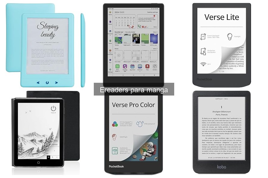 Ereaders recomendados para principiantes en manga