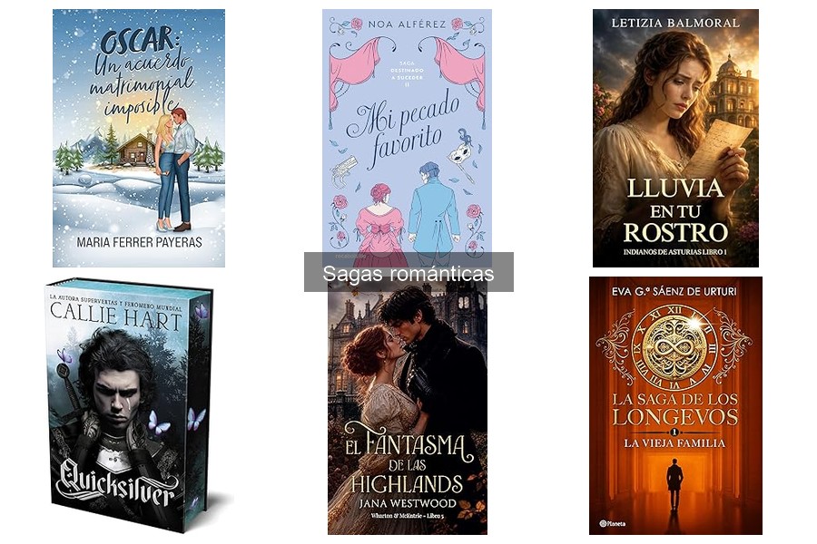 Estructura típica de una saga romántica: elementos clave