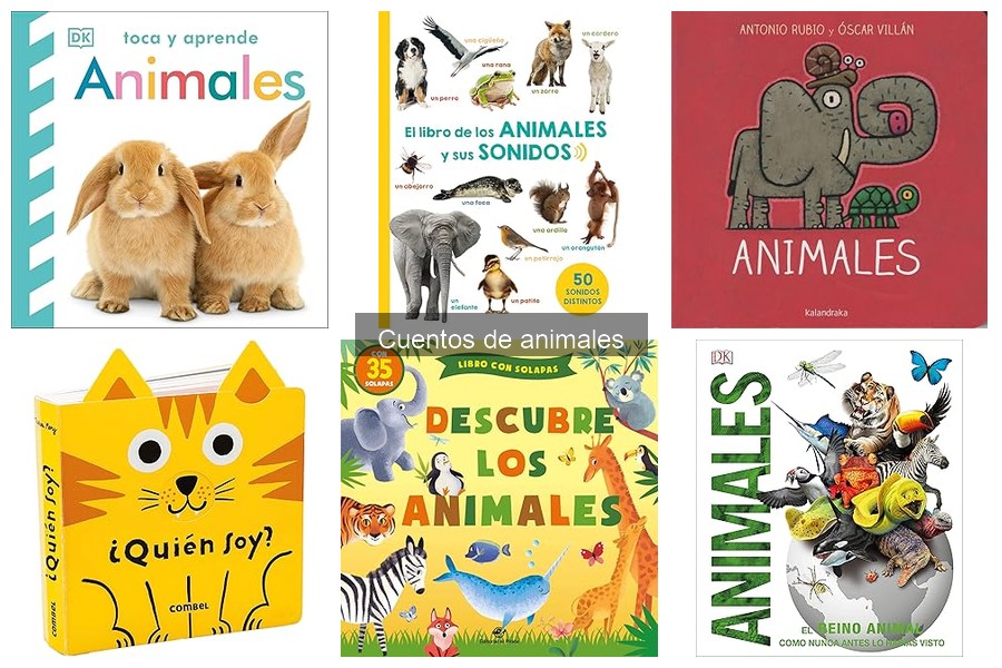 Guía de compra de cuentos de animales para pequeños lectores
