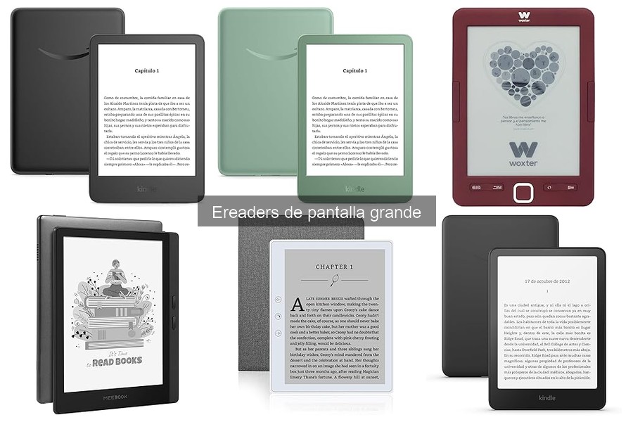 Guía de compra de ereaders de pantalla grande