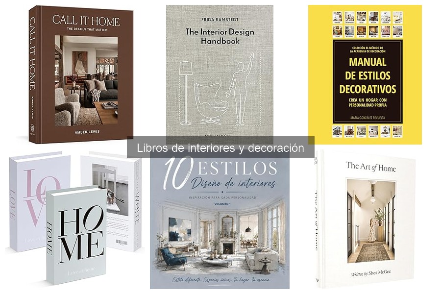 Guía de compra de libros de interiores y decoración