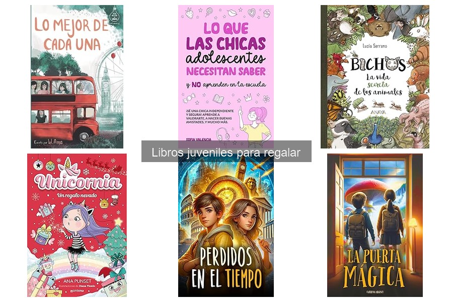 Guía de compra de libros juveniles para regalar