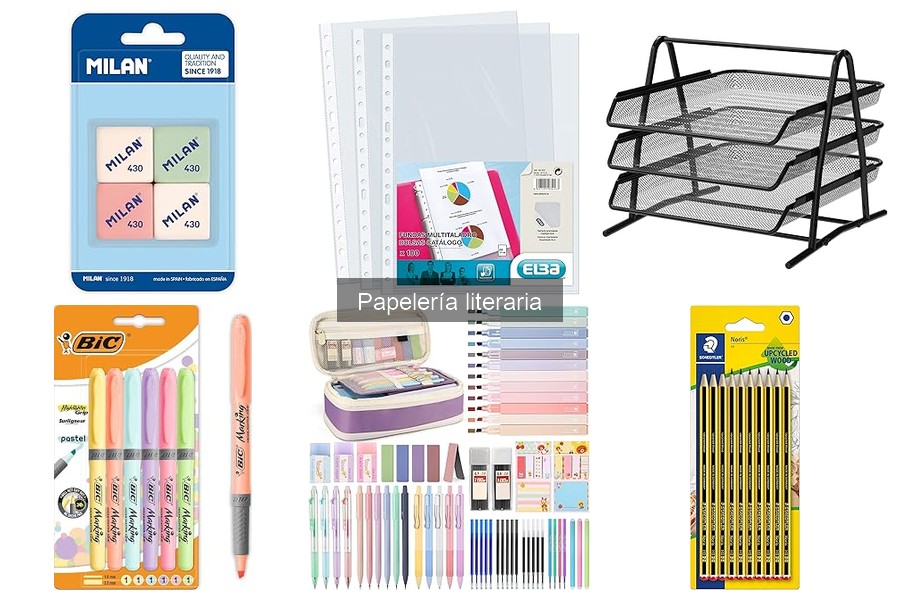 Guía de compra de papelería literaria para estudiantes