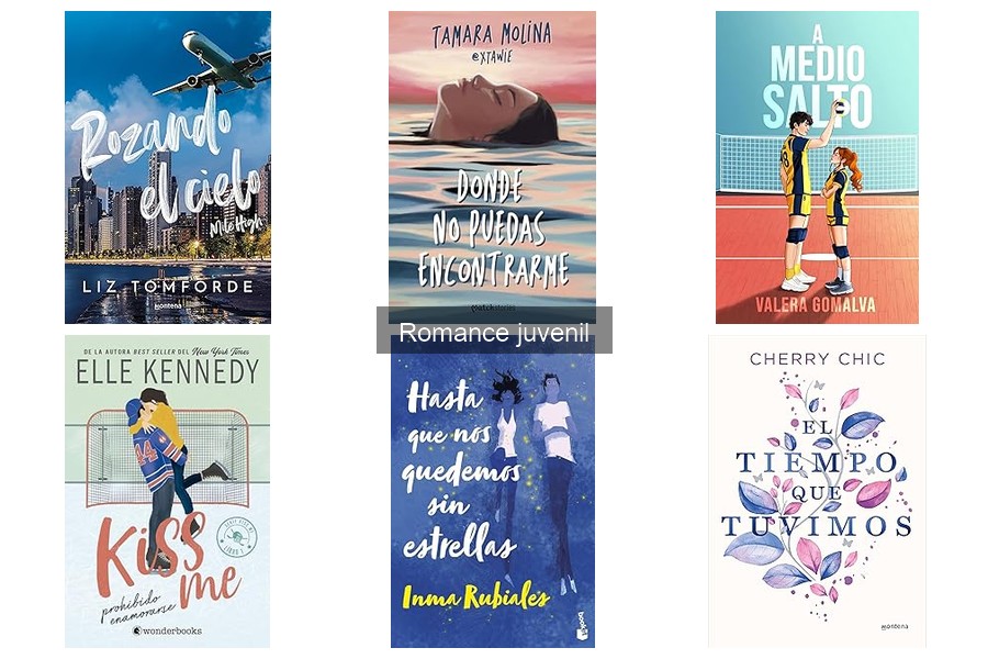 Guía para comprar novelas de romance juvenil imprescindibles