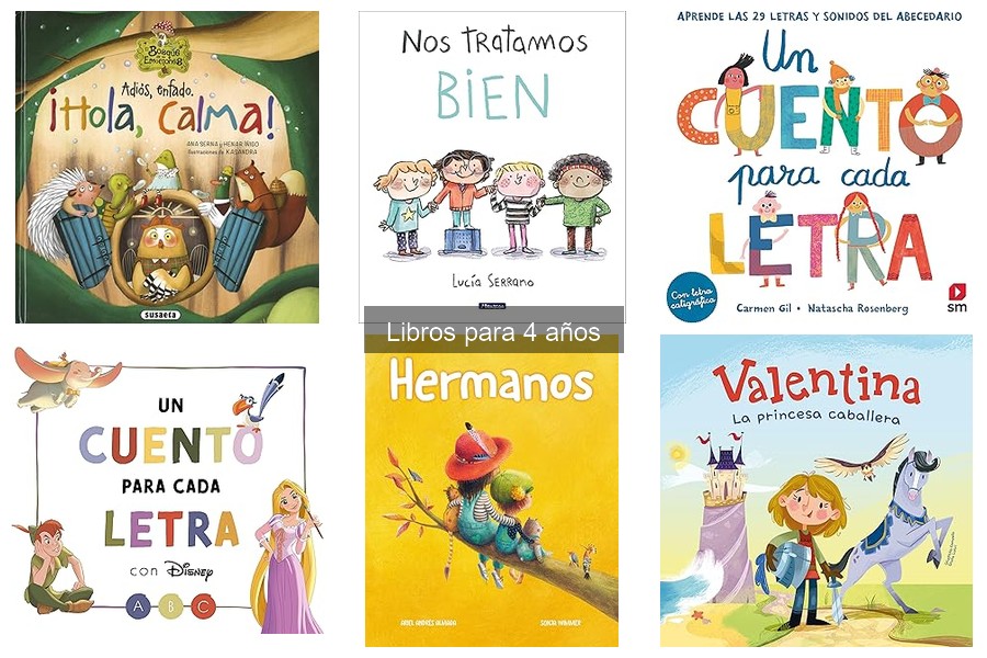 Guía para elegir libros ideales para niños de 4 años