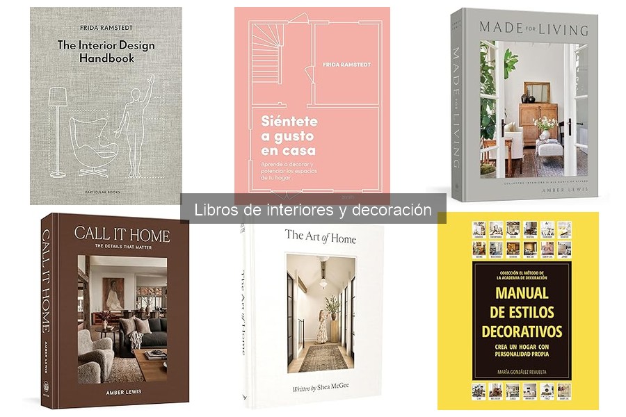 Ideas creativas para decorar con libros de interiores