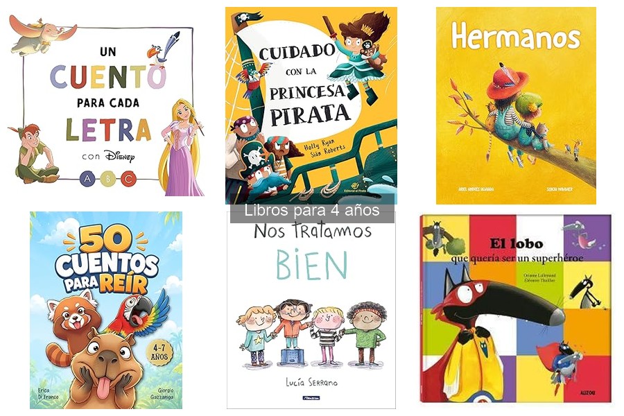 Libros de actividades recomendados para niños de 4 años